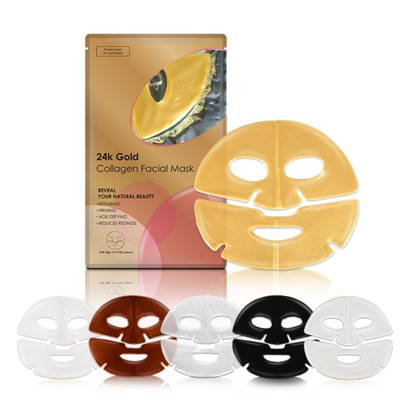Hydra Face lift Gold Aloe Extract Collagen Facial Mask - Picture 7 of 16